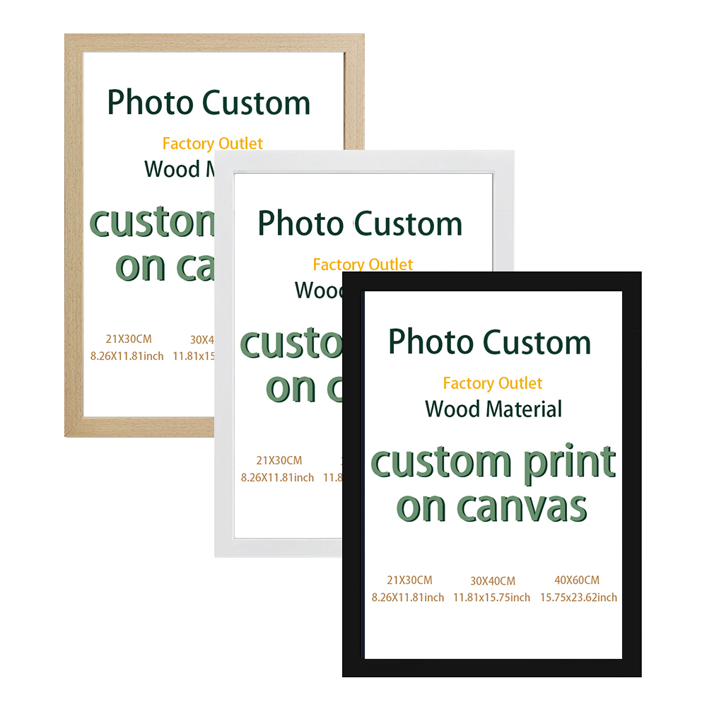 Photo Frame Baby - Dipinto su tela personalizzato più cornice