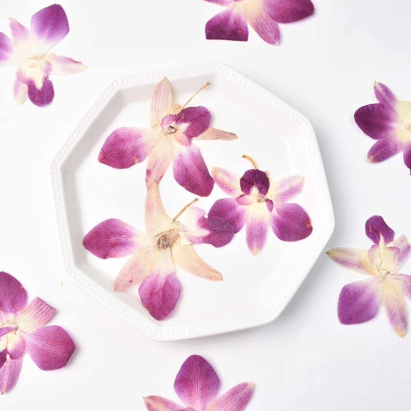 Photo Frame Baby - 4 Pezzi, Fiori di Orchidea Farfalla