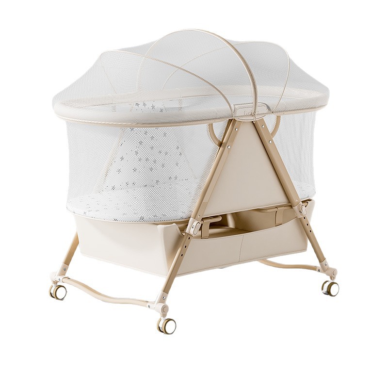 Baby Nursery With Queen Bed - Culla multifunzionale da interno, mobile, portatile,