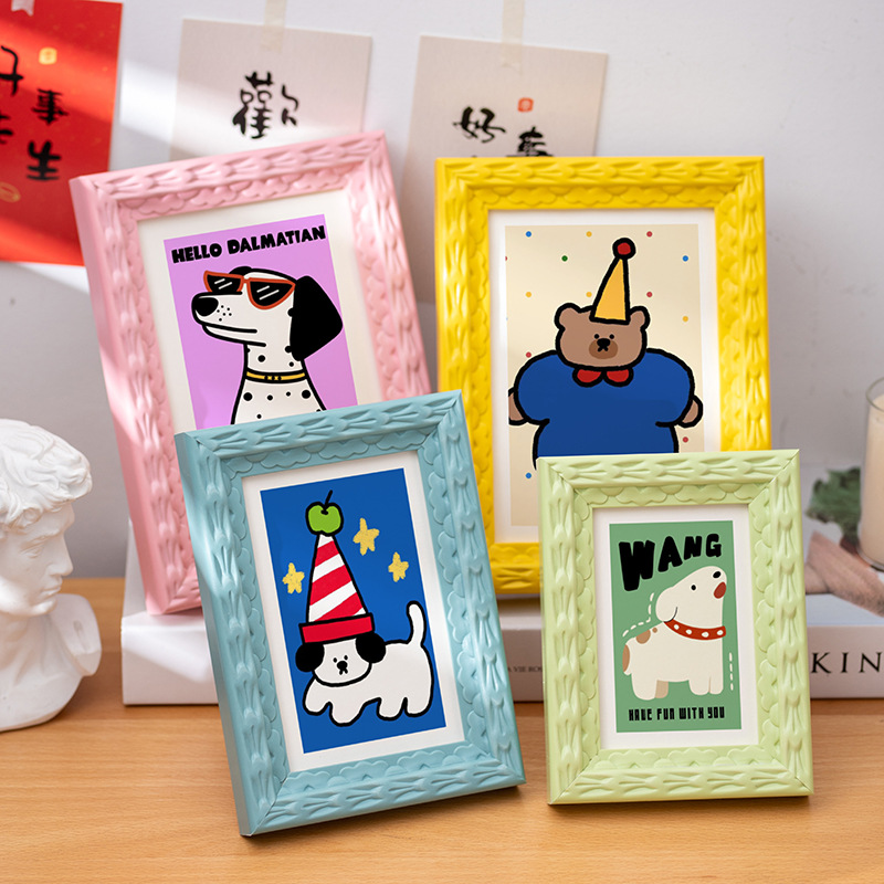 Photo Frame Baby - Cornice per foto colorata 5 pollici-A4