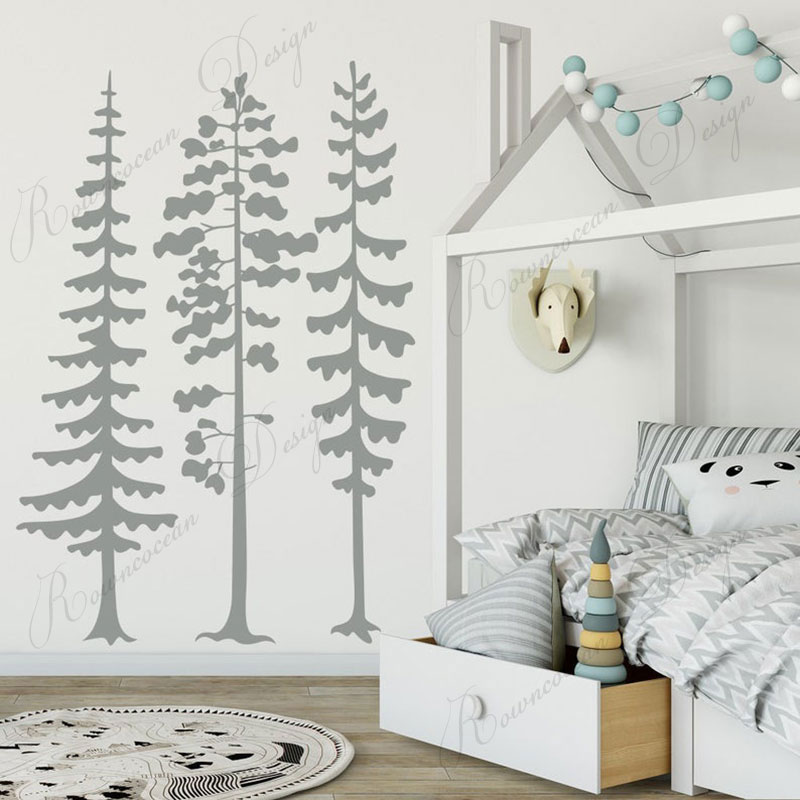 Baby Nursery Tree - Adesivo Murale Minimalista con Albero di
