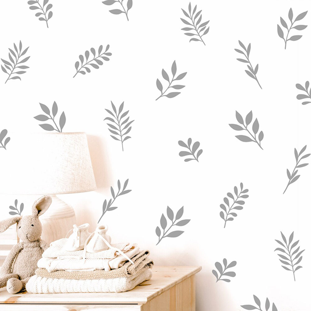 Baby Nursery Tree - 41 pezzi adesivo da parete foglia