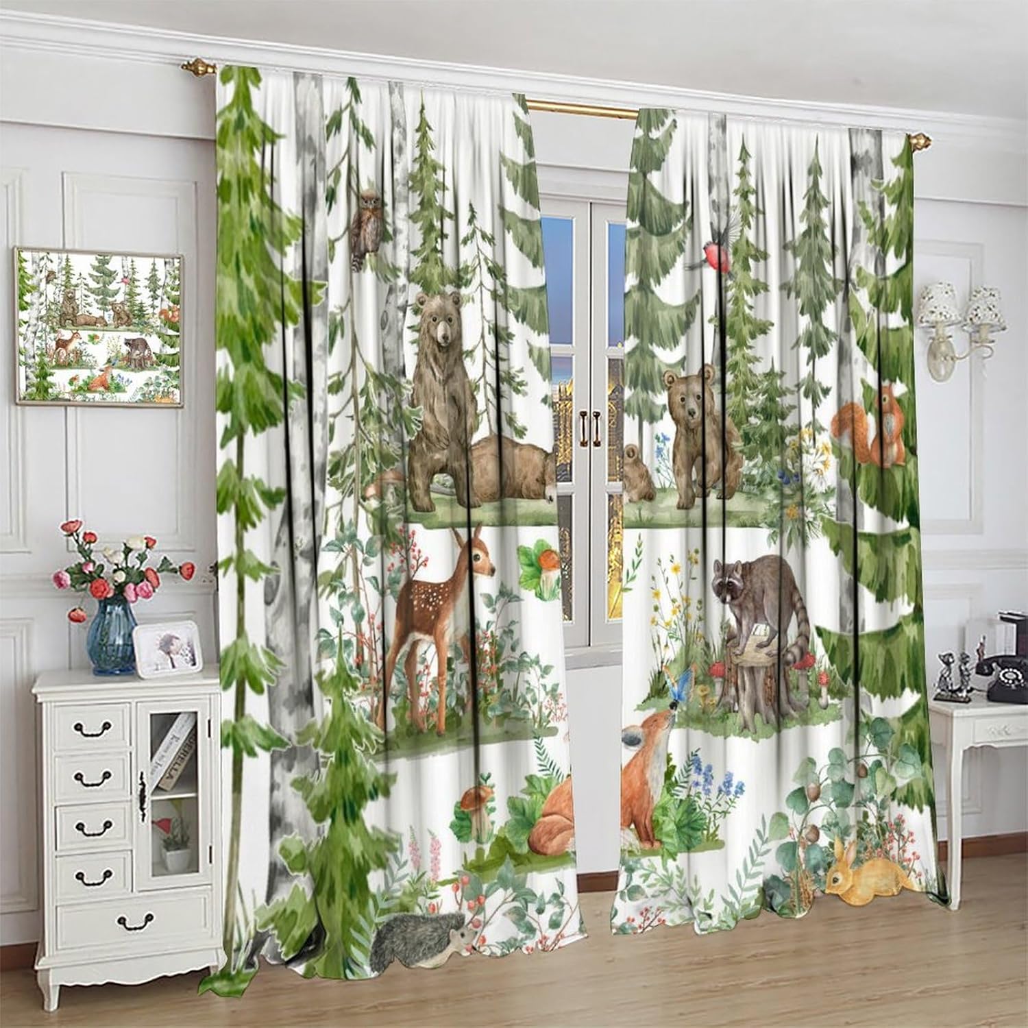 Baby Nursery Tree - Tende per animali della foresta per