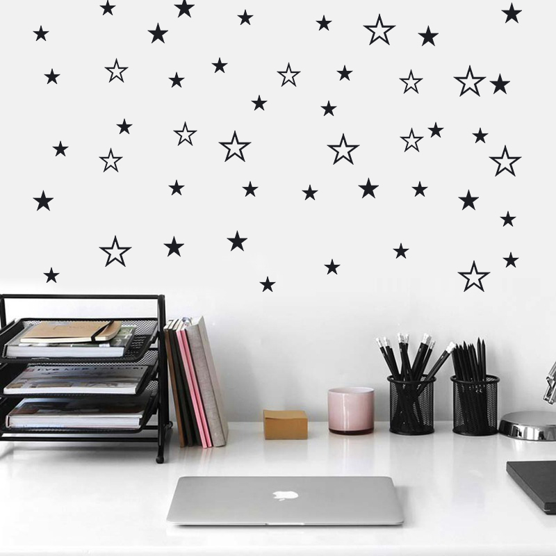 Baby Nursery Wall Stickers - Adesivo da parete con stelle solide