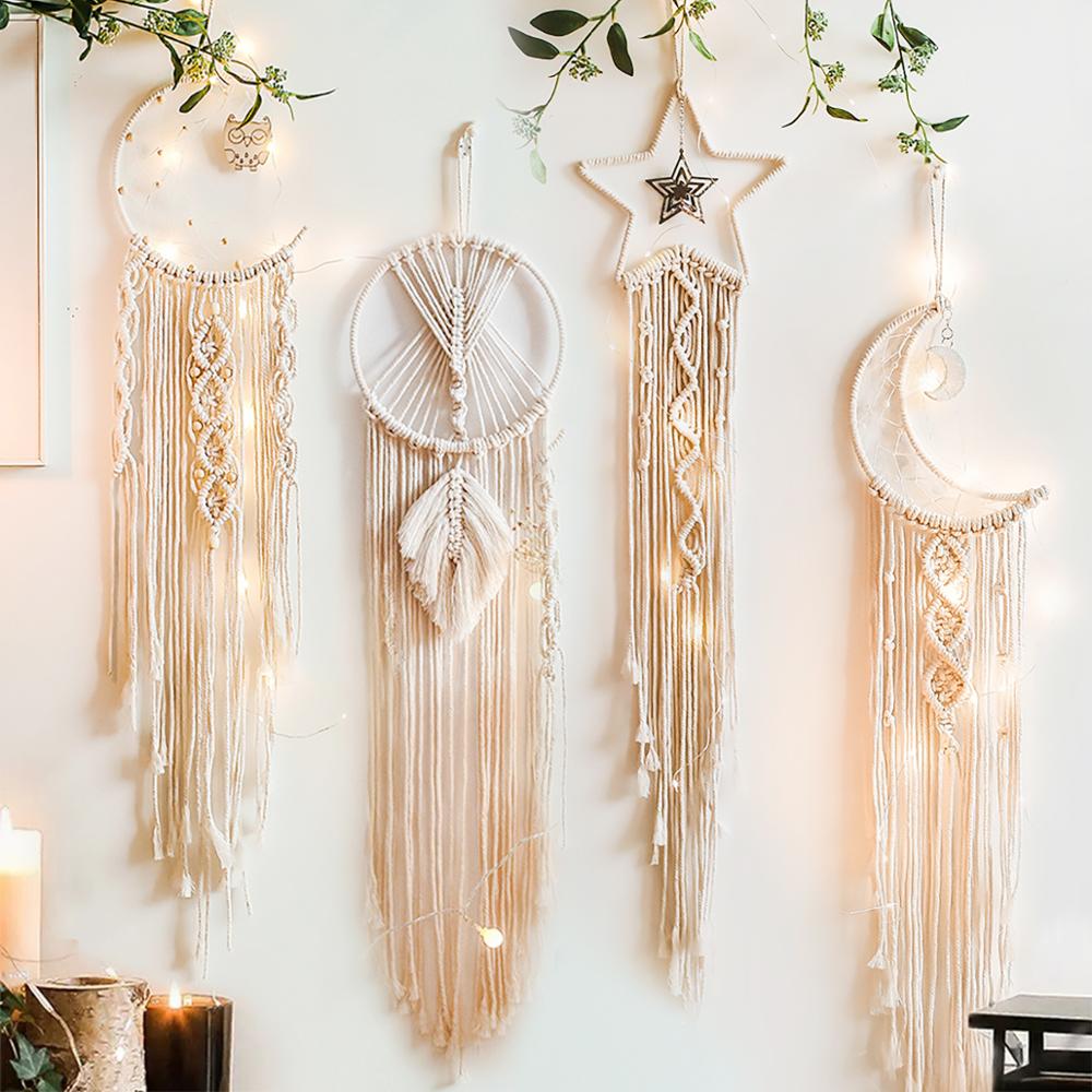 Baby Nursery Products - Acchiappasogni in macramè Boho Home Decor