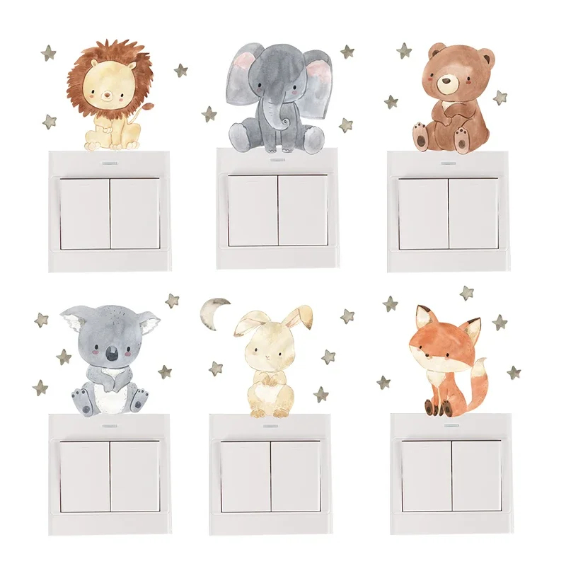 Baby Nursery Wall Stickers - Set da 1/2/4/6 Adesivi Murali con
