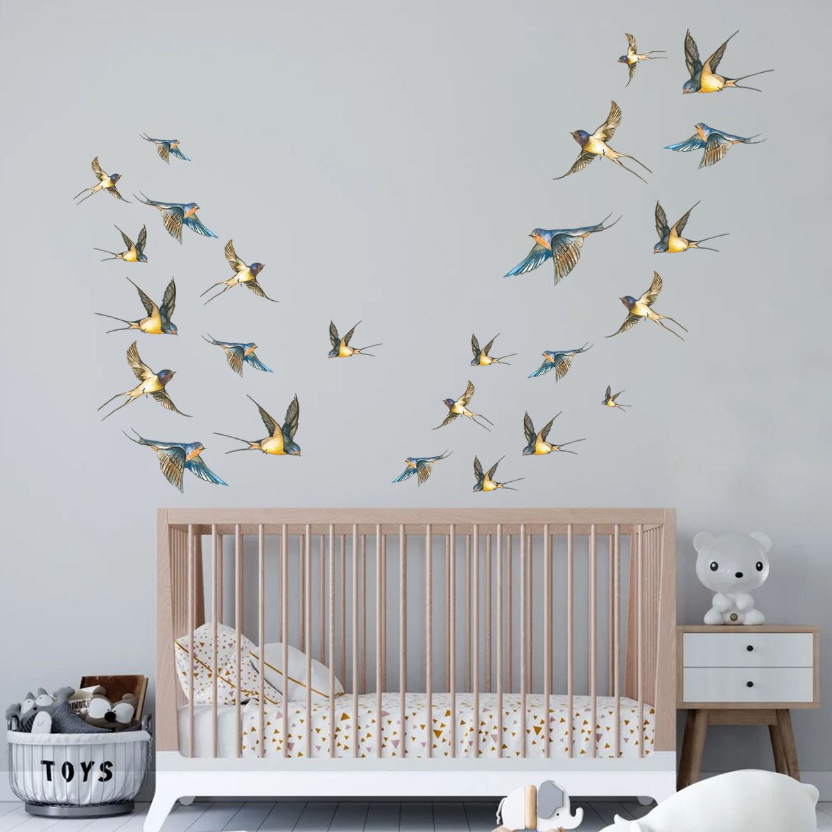 4 pezzi adesivi murali per ucc - Baby Nursery Wall Stickers recensione e prezzo