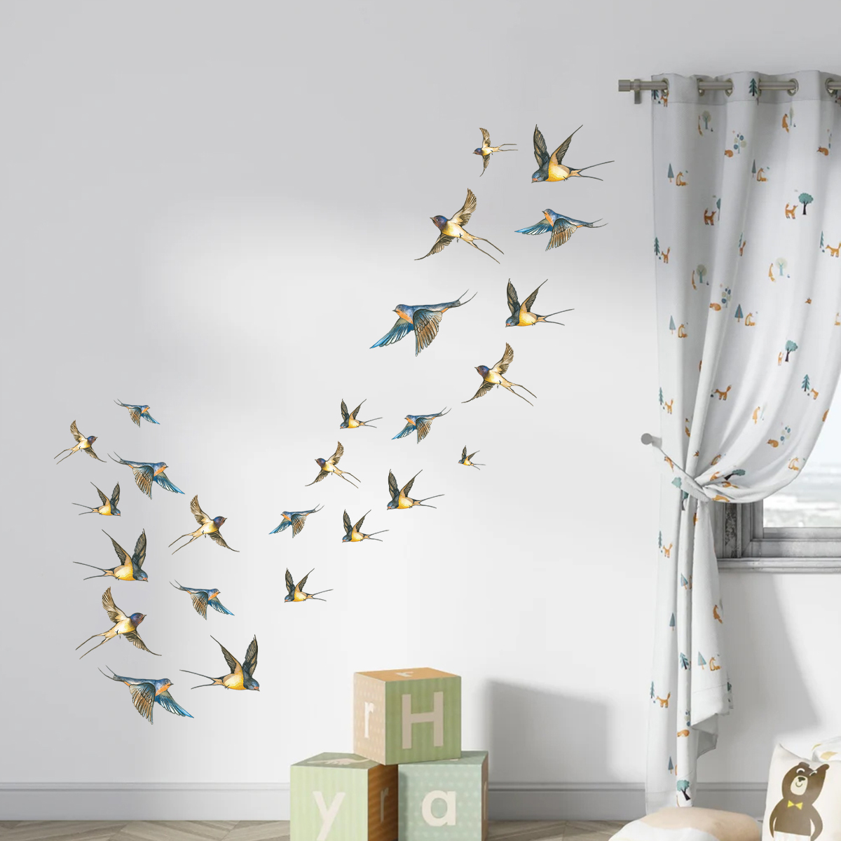 4 pezzi adesivi murali per ucc - Baby Nursery Wall Stickers recensione e prezzo