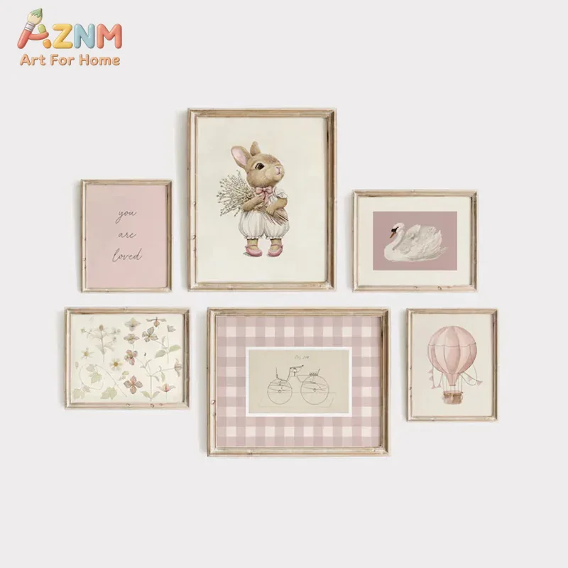 AZNM Boho Bunny Hot Air Balloo - Baby Nursery Vintage recensione e prezzo