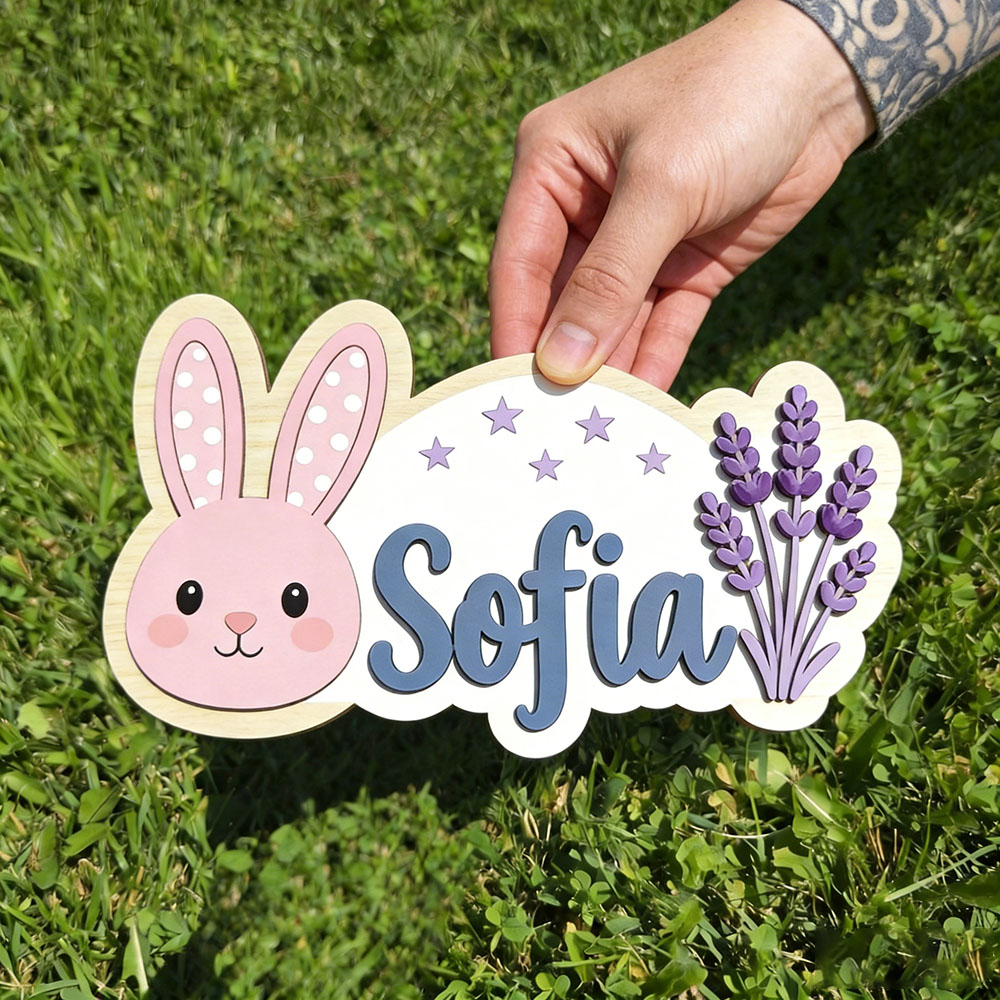 Targa in Legno Personalizzata  - Baby Nursery Themes Girl recensione e prezzo