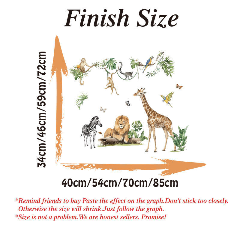 Grandi animali della giungla f - Baby Nursery Tree recensione e prezzo