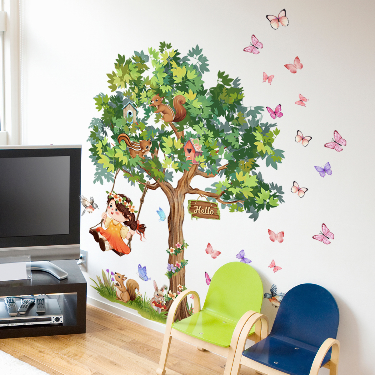 Adesivo da parete per bambina  - Baby Nursery Tree recensione e prezzo