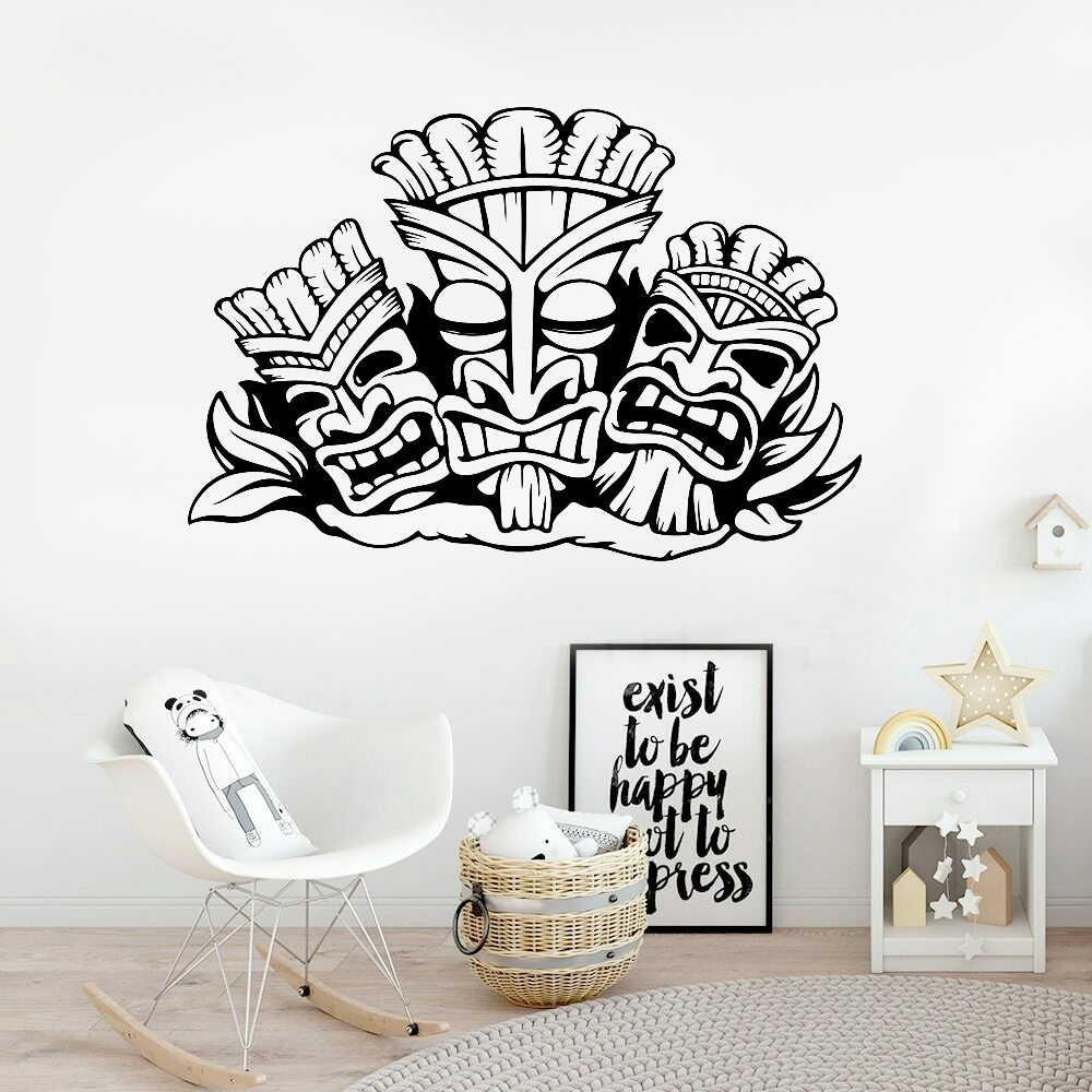Adesivo murale Totem hawaiano  - Baby Nursery Wall Stickers recensione e prezzo