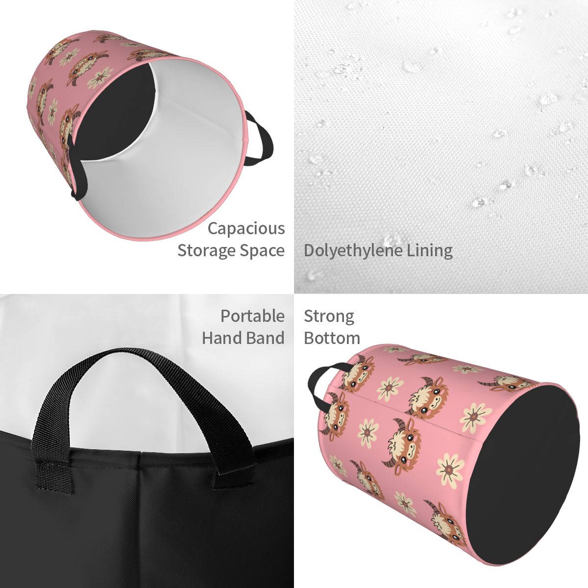 Cesto Portabiancheria Pieghevo - Baby Nursery Laundry Hamper recensione e prezzo
