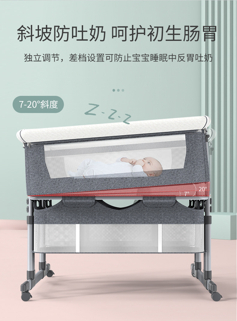 Culla Portatile per Gemelli, R - Baby Nursery With Queen Bed recensione e prezzo