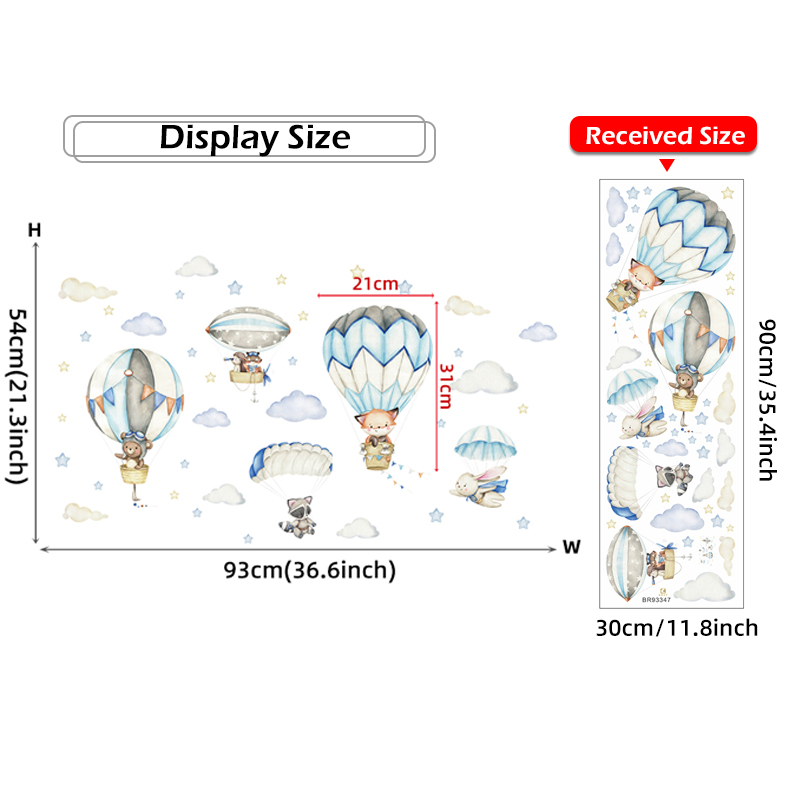 Animali carini dei cartoni ani - Baby Nursery Wall Stickers recensione e prezzo