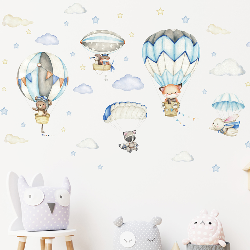 Animali carini dei cartoni ani - Baby Nursery Wall Stickers recensione e prezzo