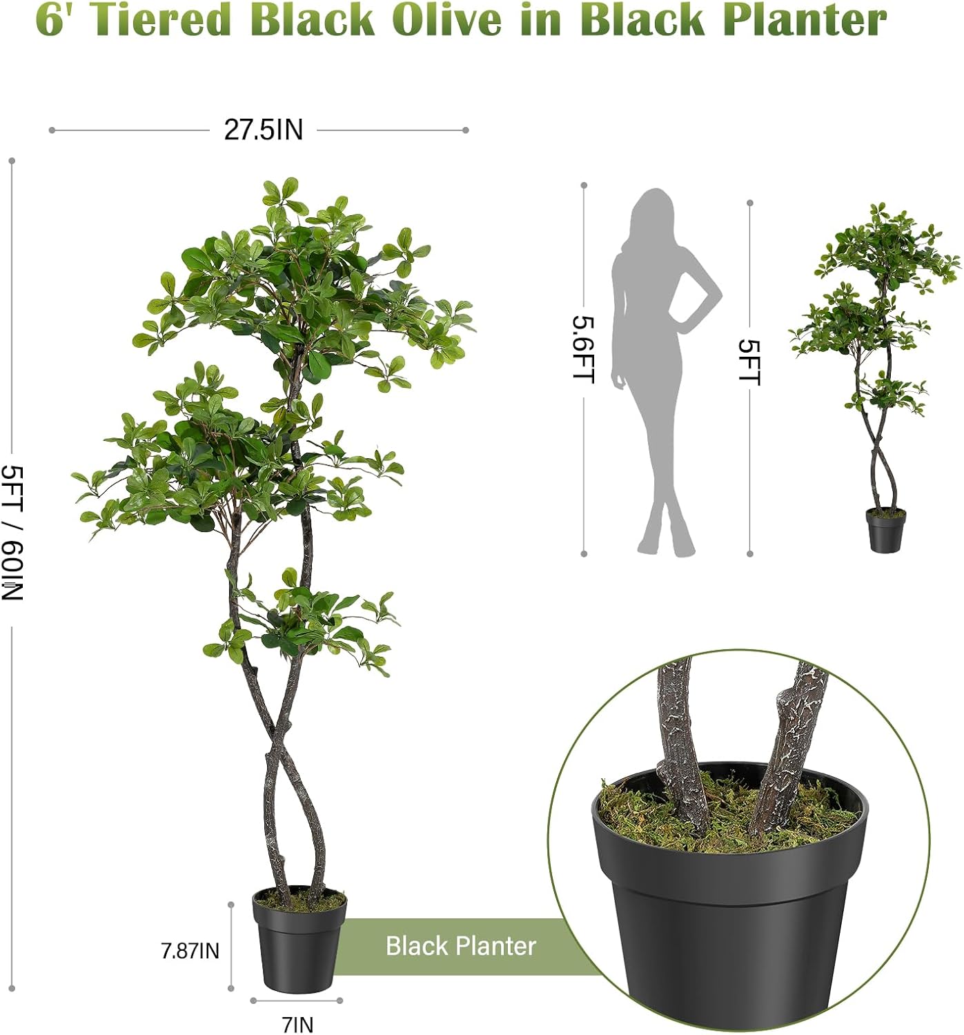 Piante Artificiali da Interno, - Baby Nursery Tree recensione e prezzo