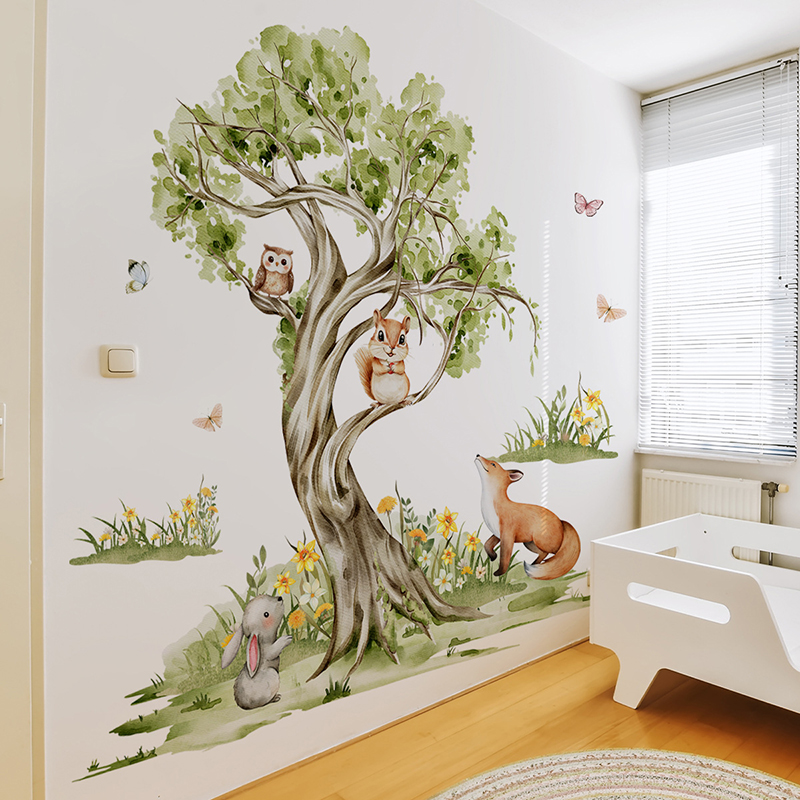 Acquerello Foresta Grande Albe - Baby Nursery Tree recensione e prezzo