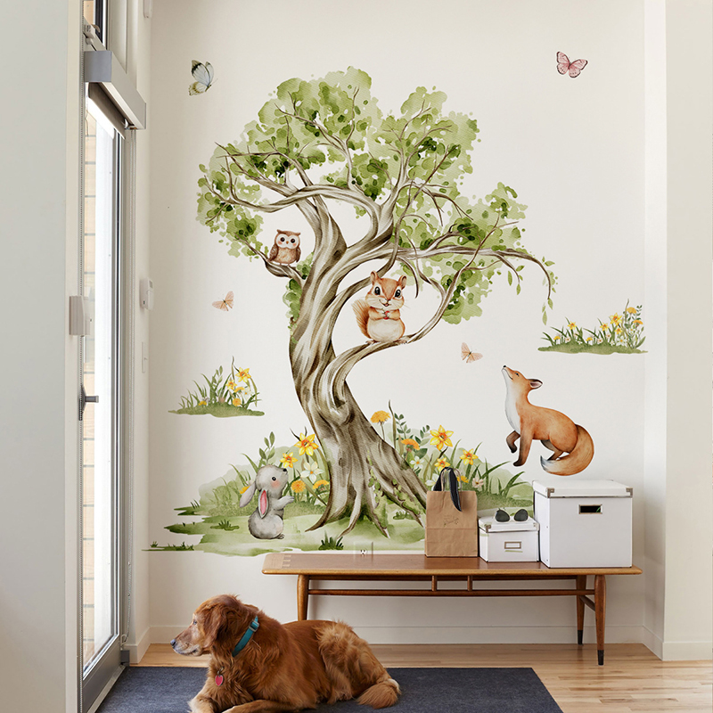Acquerello Foresta Grande Albe - Baby Nursery Tree recensione e prezzo