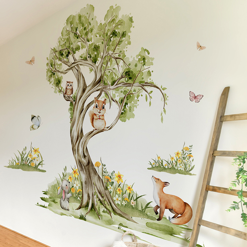 Acquerello Foresta Grande Albe - Baby Nursery Tree recensione e prezzo