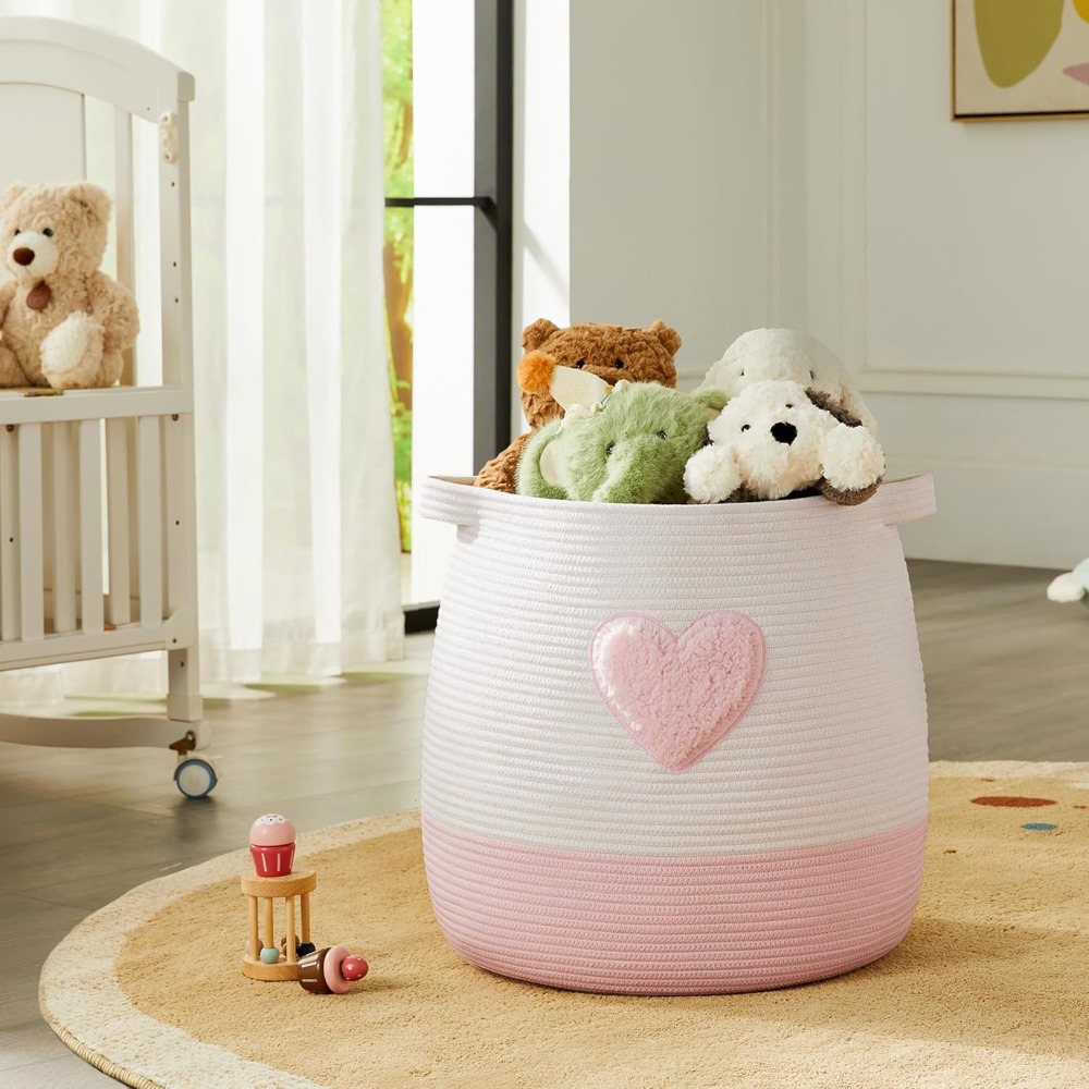Cesto portabiancheria rosa per - Baby Nursery Laundry Hamper recensione e prezzo