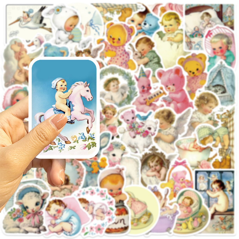 50 Adesivi Vintage per Bambini - Baby Nursery Vintage recensione e prezzo