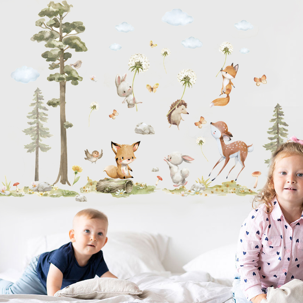 Simpatici animali della forest - Baby Nursery Tree recensione e prezzo