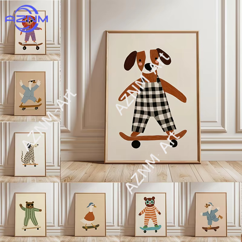 Poster Divertente con Animali  - Baby Nursery Products recensione e prezzo