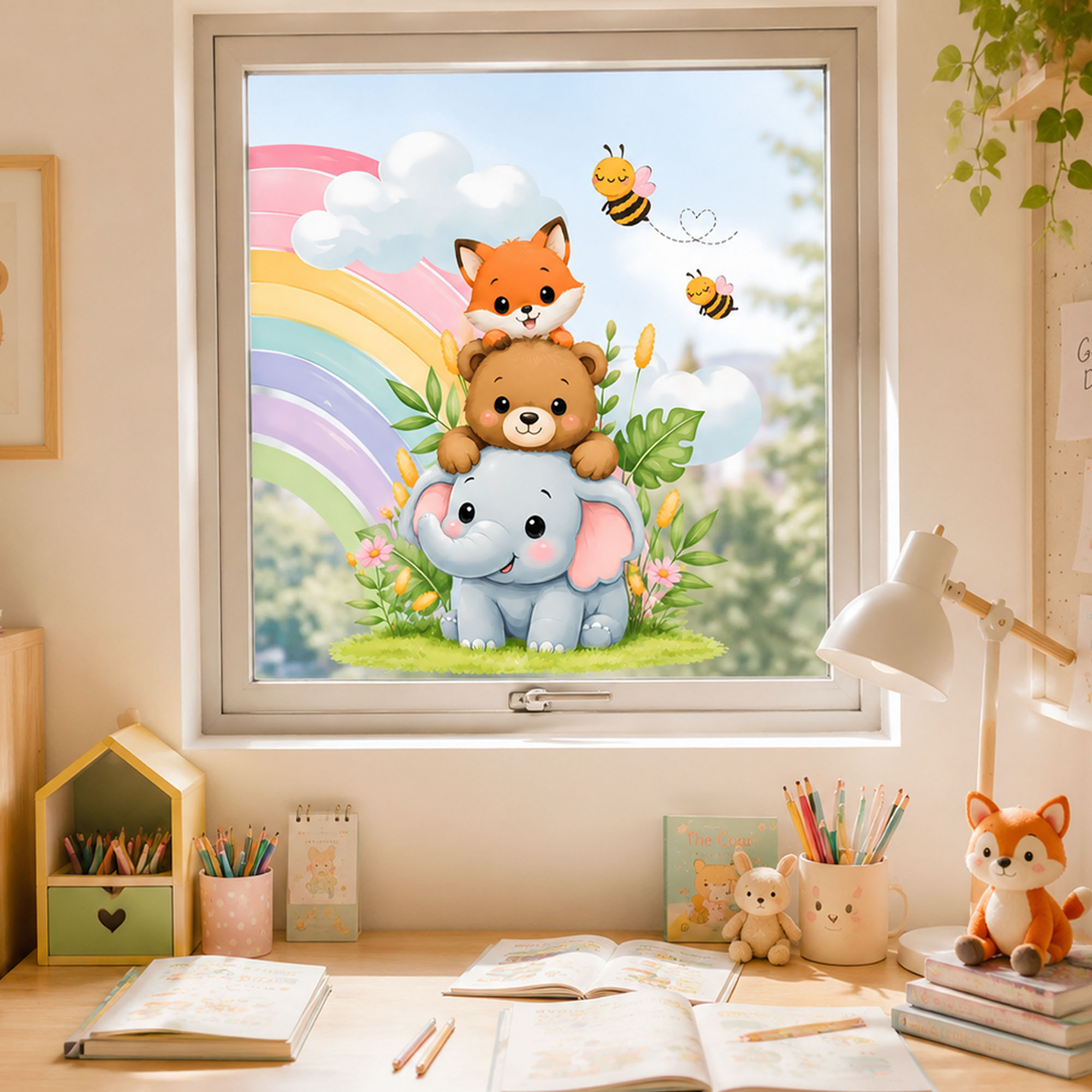 Pellicola per Finestre con Ele - Baby Nursery Wall Stickers recensione e prezzo