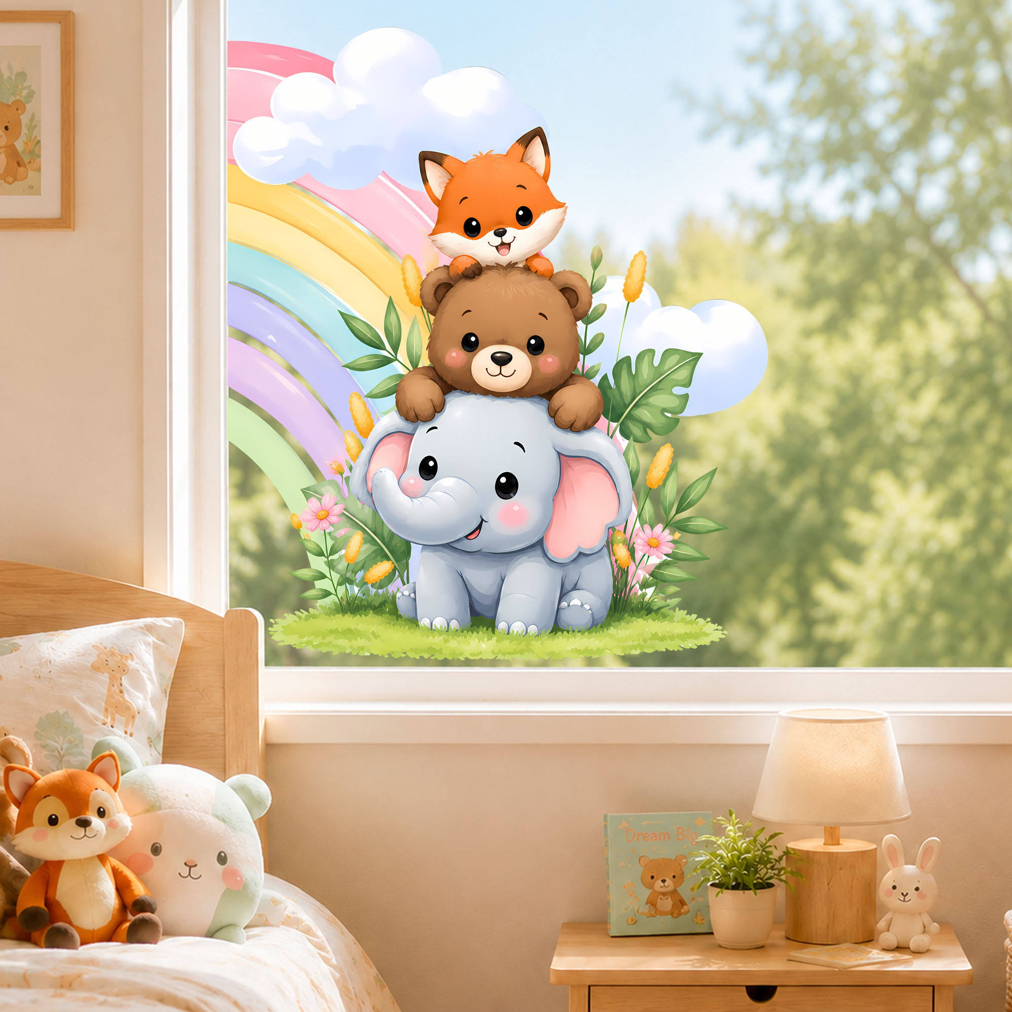 Pellicola per Finestre con Ele - Baby Nursery Wall Stickers recensione e prezzo
