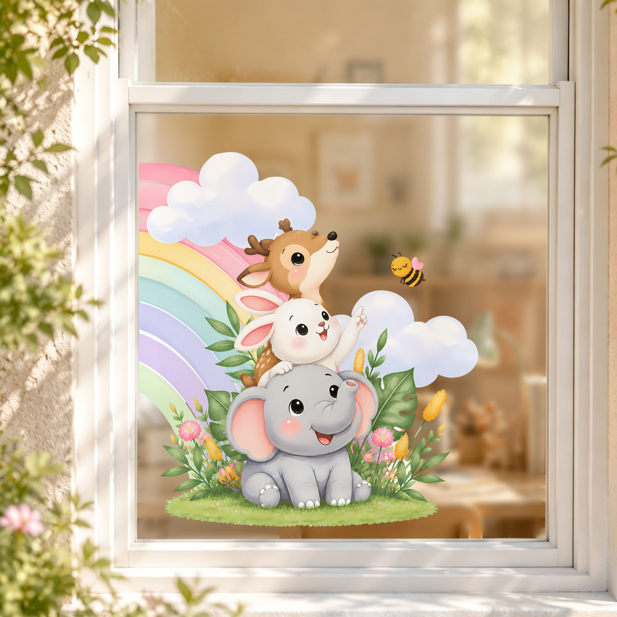 Pellicola per Finestre con Ele - Baby Nursery Wall Stickers recensione e prezzo