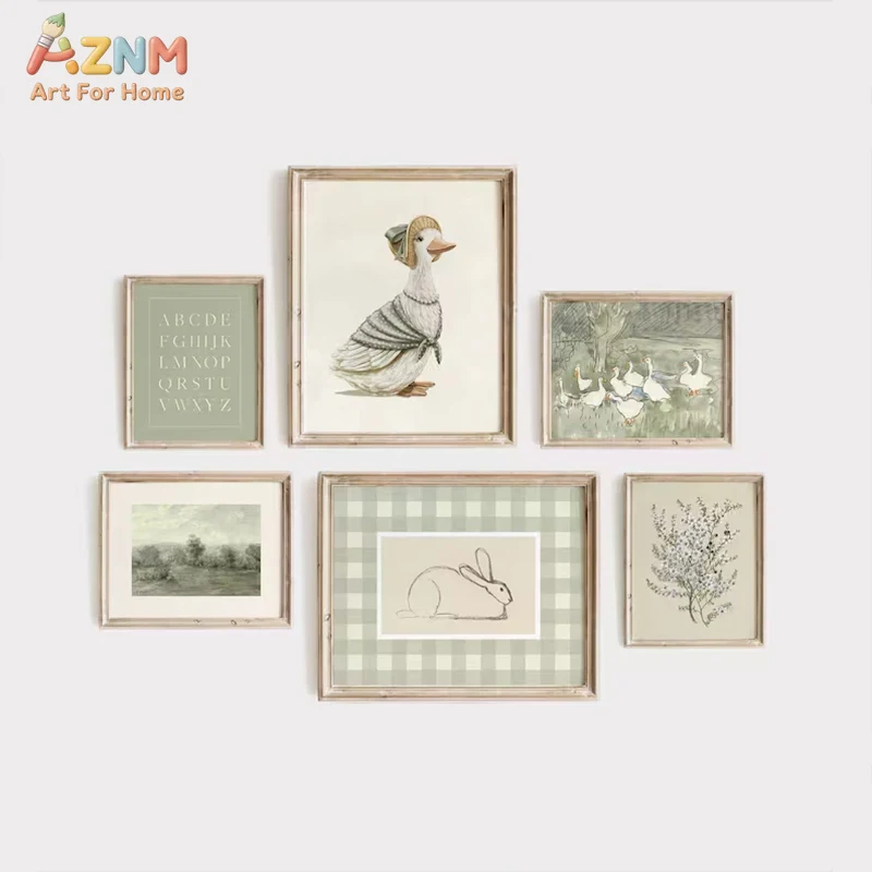 AZNM Stampa su tela vintage di - Baby Nursery Vintage recensione e prezzo
