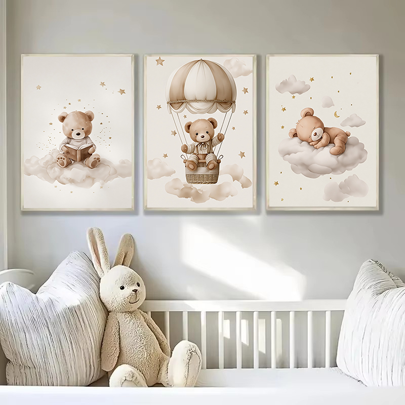 3 pz/set Bohemian Teddy Bear A - Baby Nursery Products recensione e prezzo