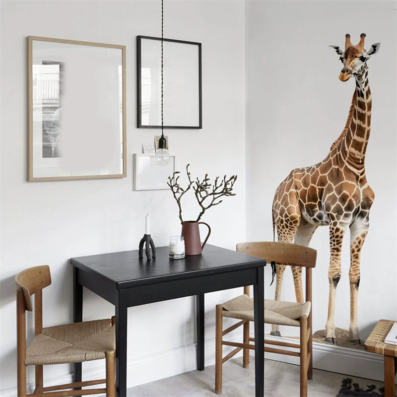 Adesivo grande con giraffa e a - Baby Nursery Wall Stickers recensione e prezzo