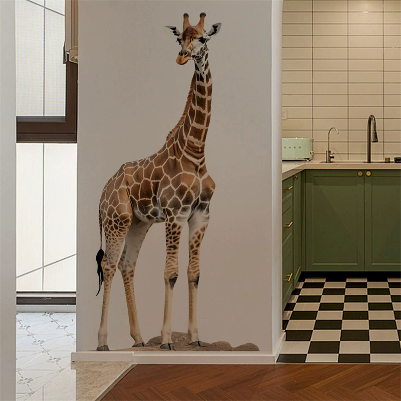 Adesivo grande con giraffa e a - Baby Nursery Wall Stickers recensione e prezzo