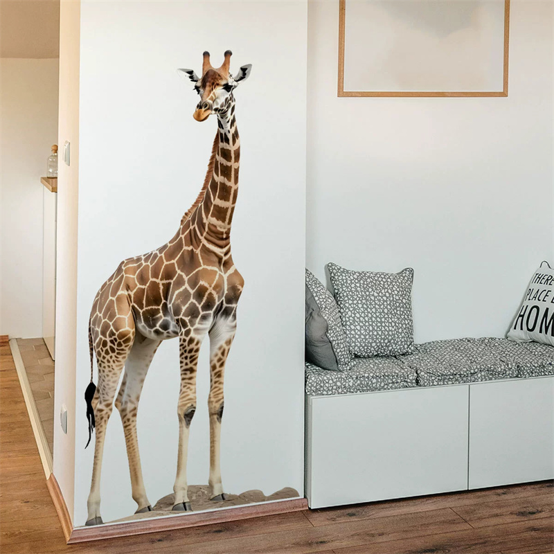 Adesivo grande con giraffa e a - Baby Nursery Wall Stickers recensione e prezzo