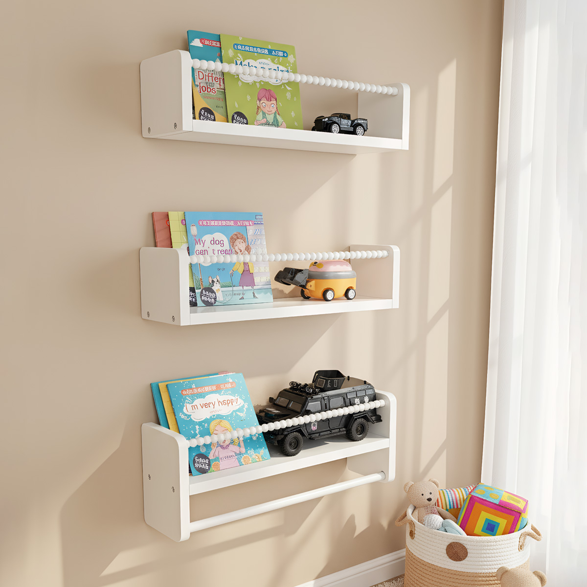 Scaffali per libri per la came - Baby Nursery Floating Shelves recensione e prezzo