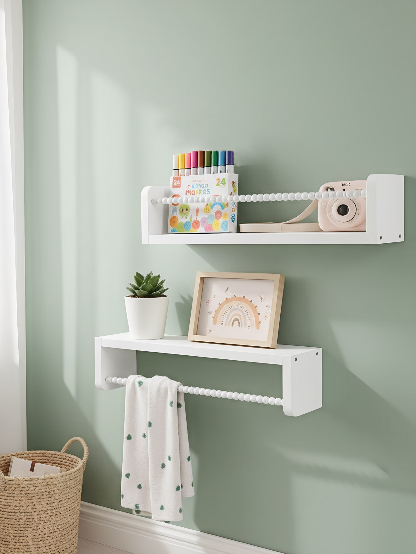 Scaffali per libri per la came - Baby Nursery Floating Shelves recensione e prezzo